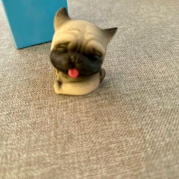Miniature Pug Dog Figurine - Picture 13 of 13